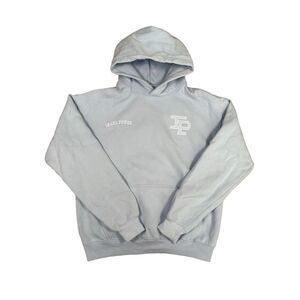 Inaka Power IP Light Blue Hoodie Pullover Sweatshirt Unisex S Gym Weightlifting